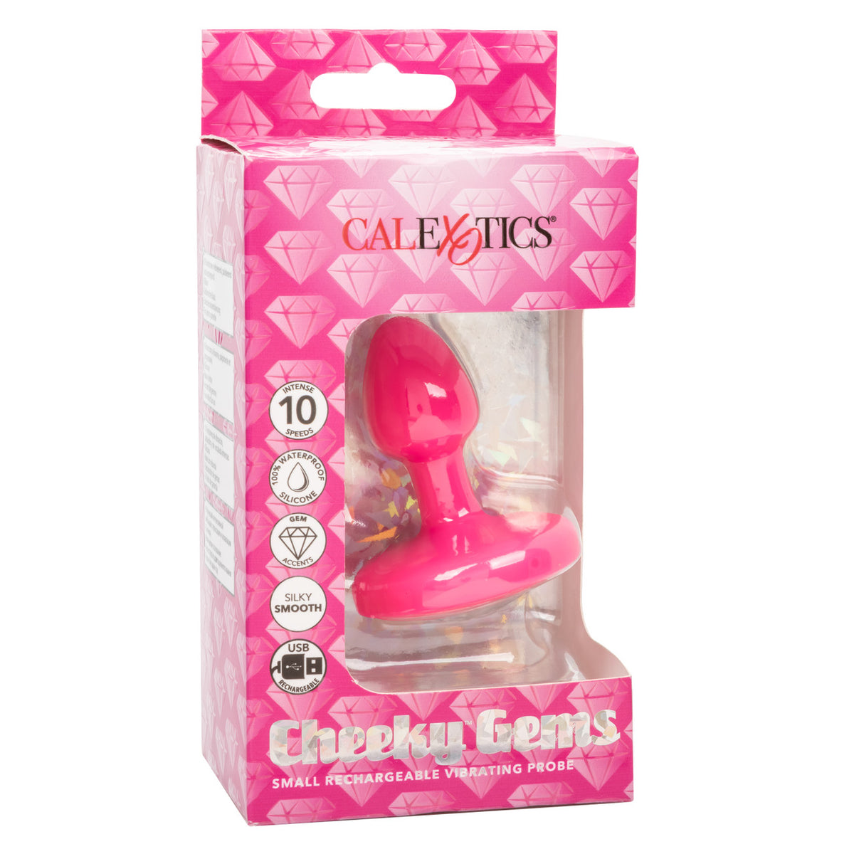 Cheeky Gems Recharge Vibe Probe Sm Pnk