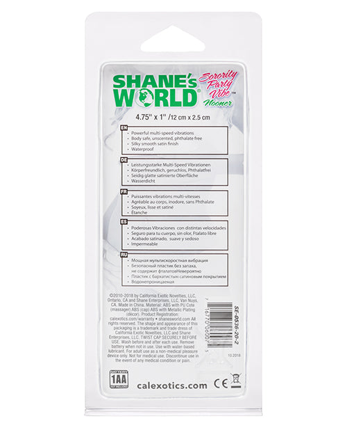 Shane's World Sorority Party Vibe - Nooner Green