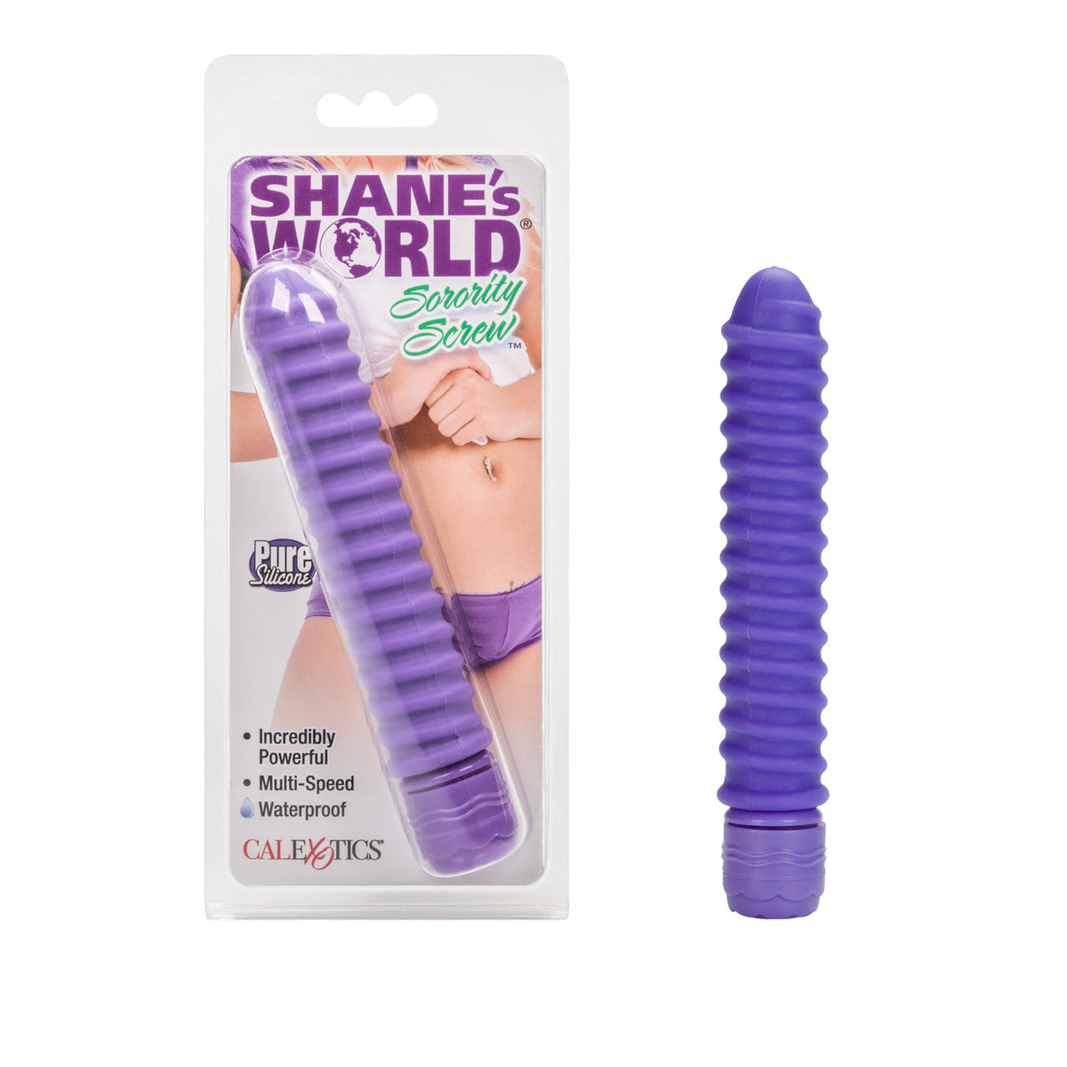Shane's World Sorority Screw Silicone Vibe - Purple
