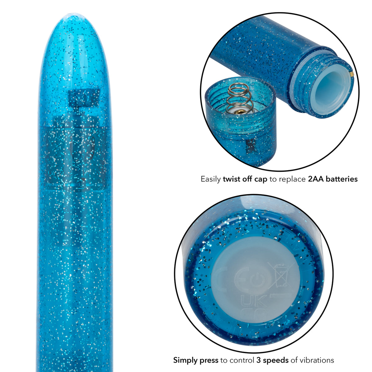 Sparkle Slim Vibe Blue