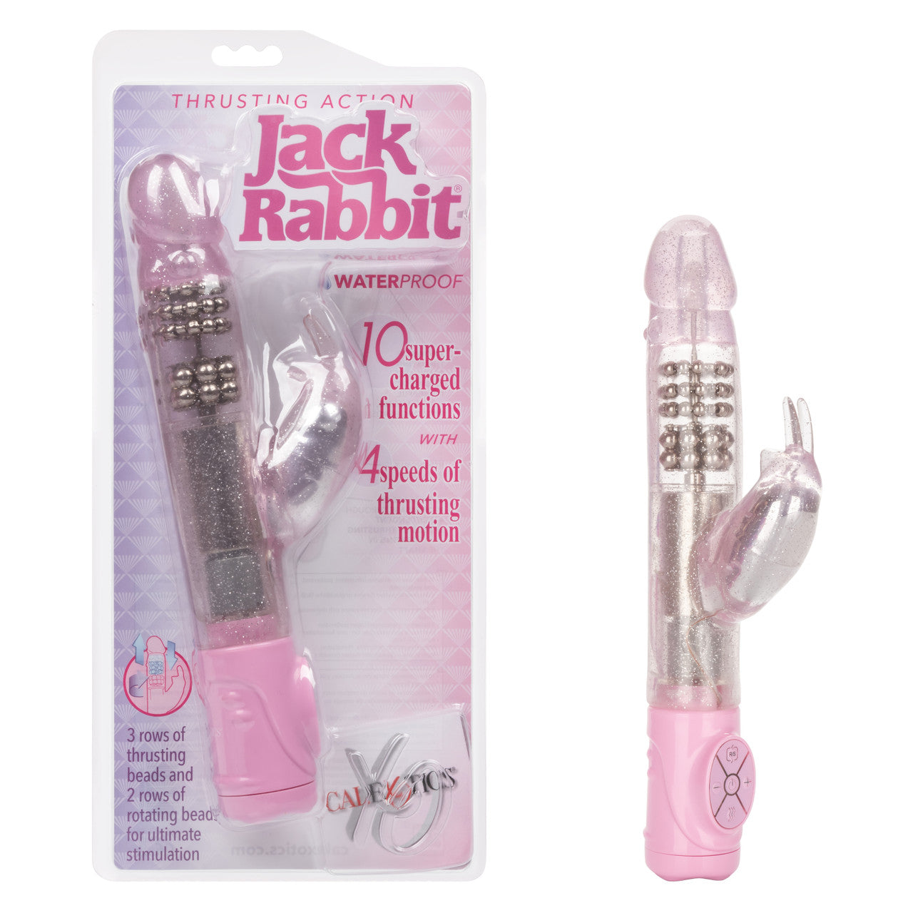Thrusting Jack Rabbit Pink Vibrator
