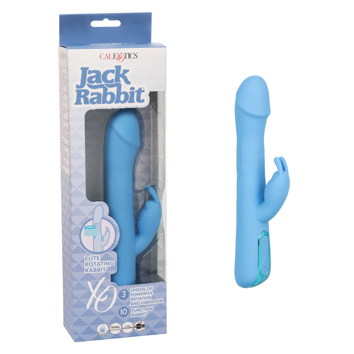 Jack Rabbit Elite Rotating Rabbit Blue