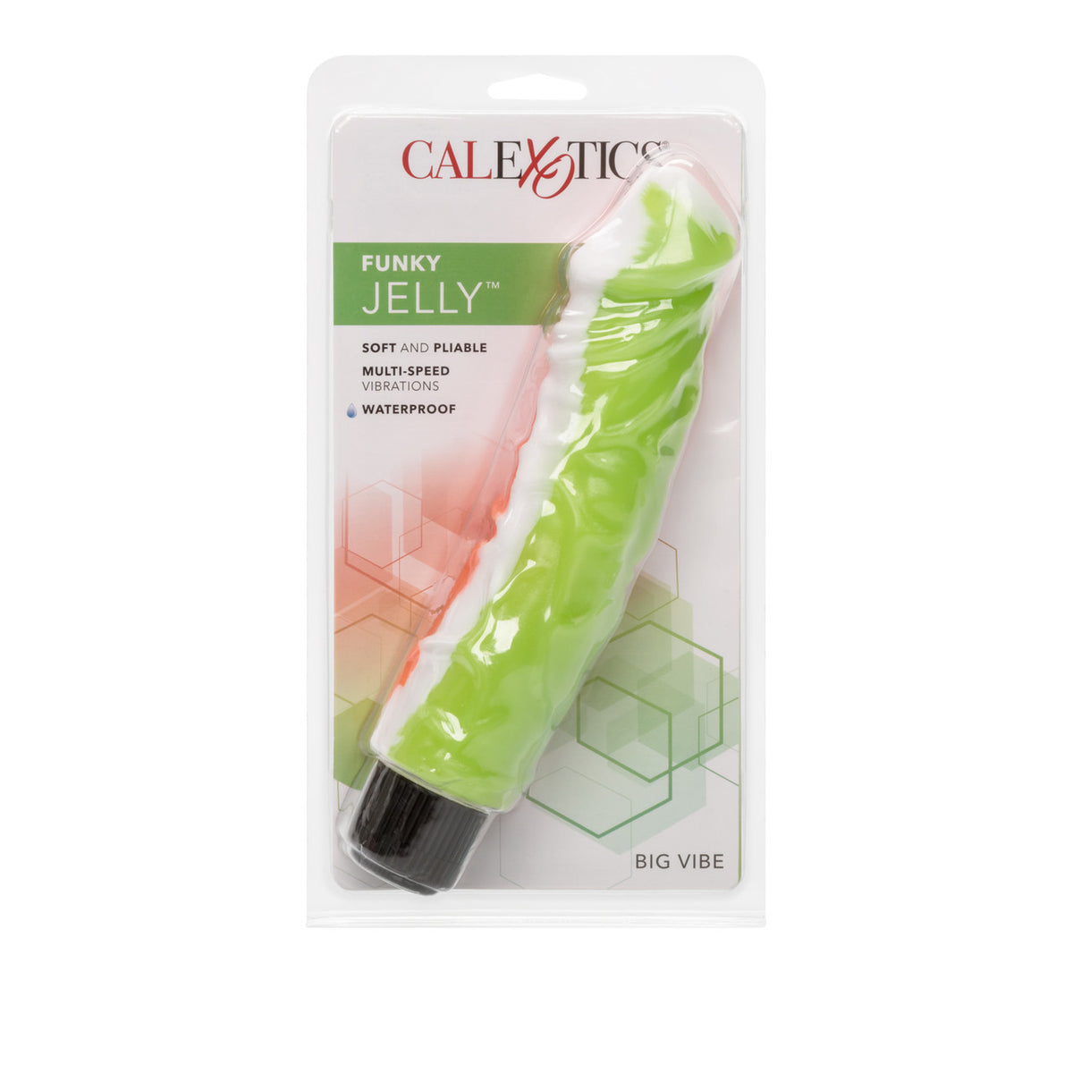 Funky Jelly Vibrator 8in