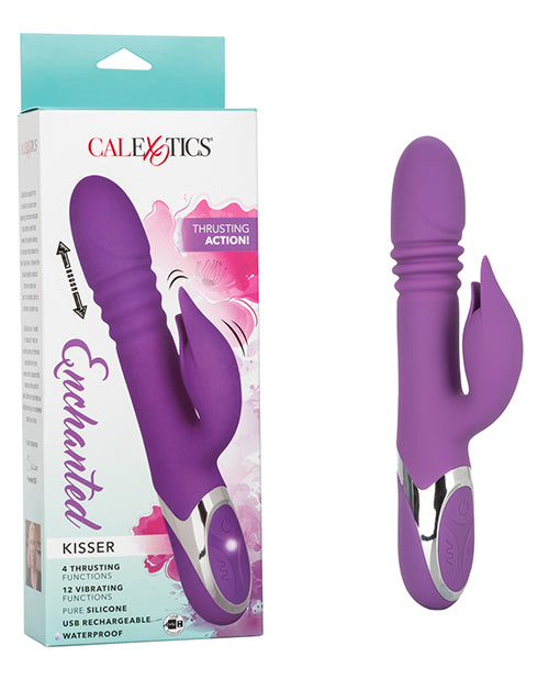 Enchanted Kisser Purple Rabbit Style Vibrator