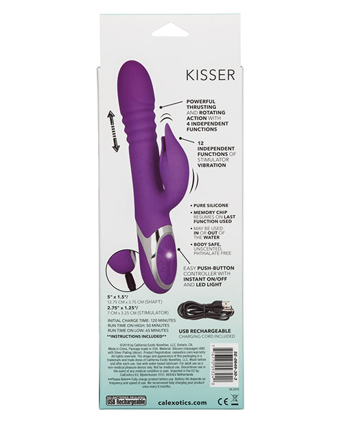 Enchanted Kisser Purple Rabbit Style Vibrator