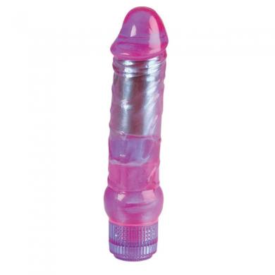 Waterproof Crystalessence Gyrating Penis Waterproof 6.5 Inch Pink