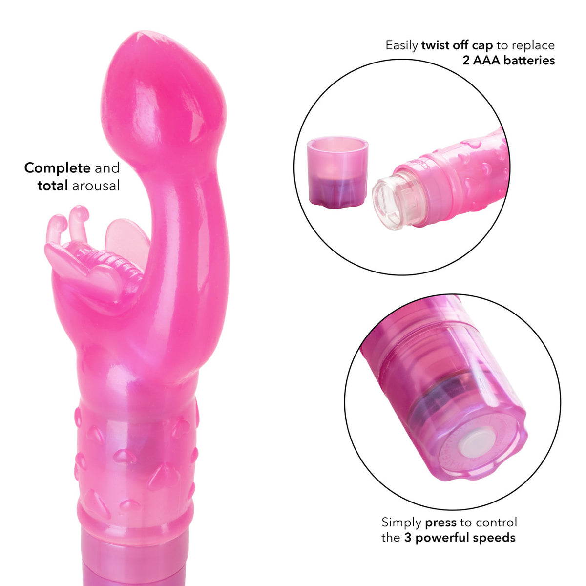 The Original Butterfly Kiss Pink