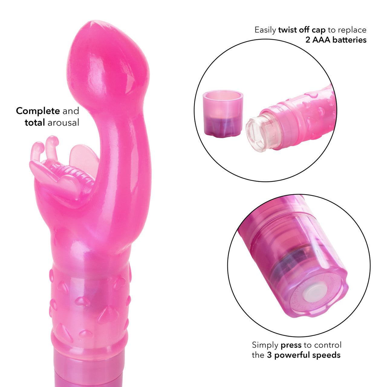 The Original Butterfly Kiss Pink