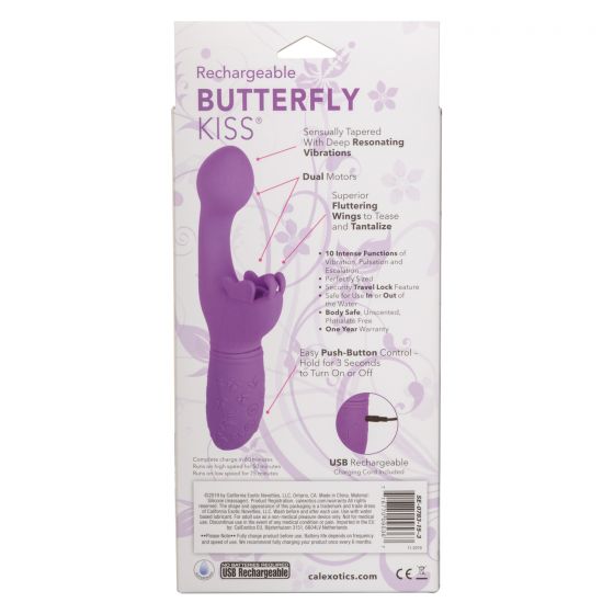 Rechargeable Butterfly Kiss - Purple
