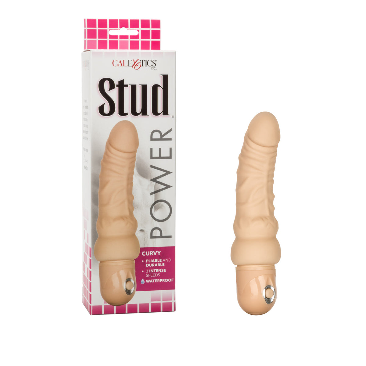 Power Stud Curvy Vibrating Dildo