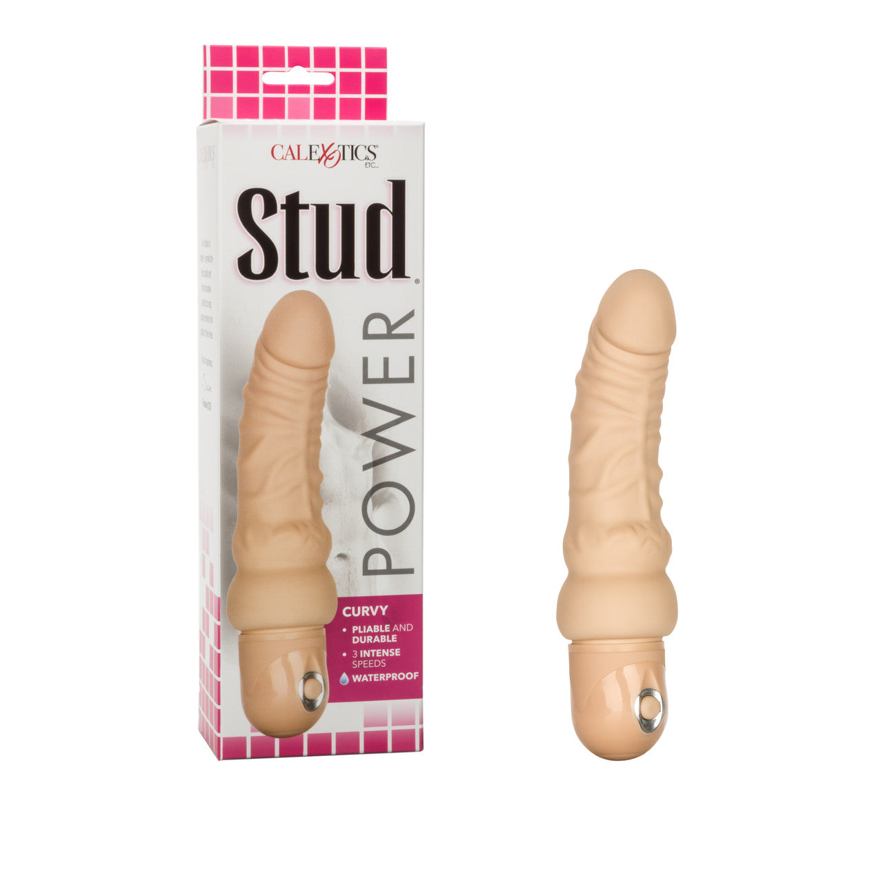 Power Stud Curvy Vibrating Dildo