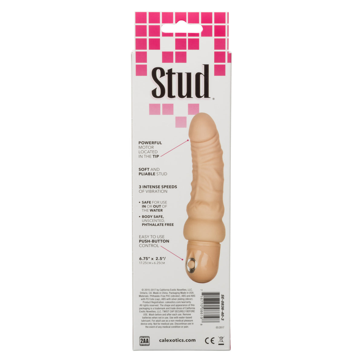 Power Stud Curvy Vibrating Dildo