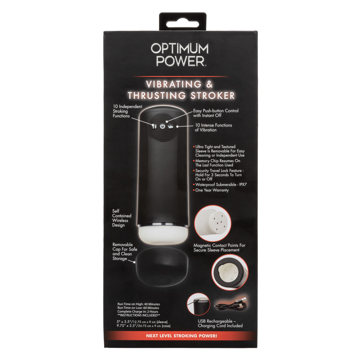 Optimum Power Viibe And Thrust Stroker