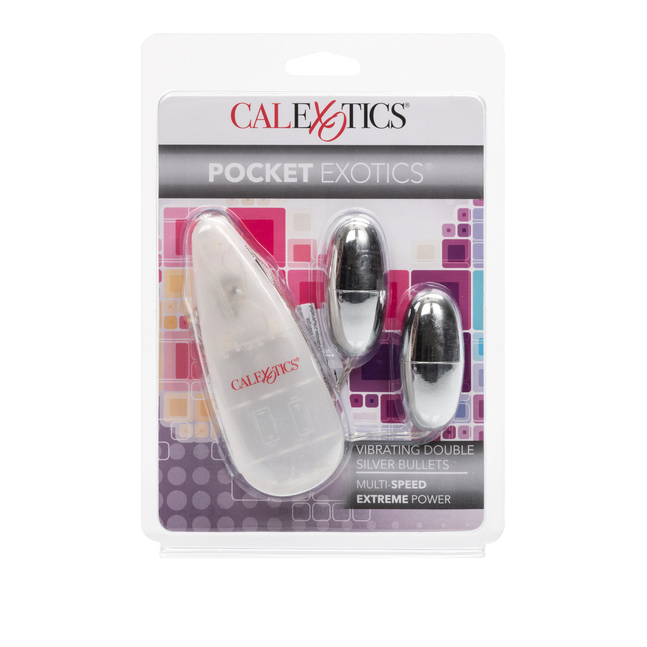 Pocket Exotics Vibrating Double Silver Bullets