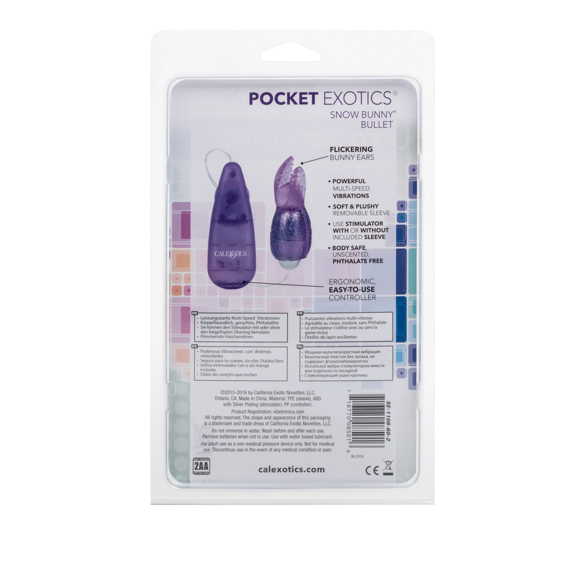 Pocket Exotics Snow Bunny Bullet - Purple