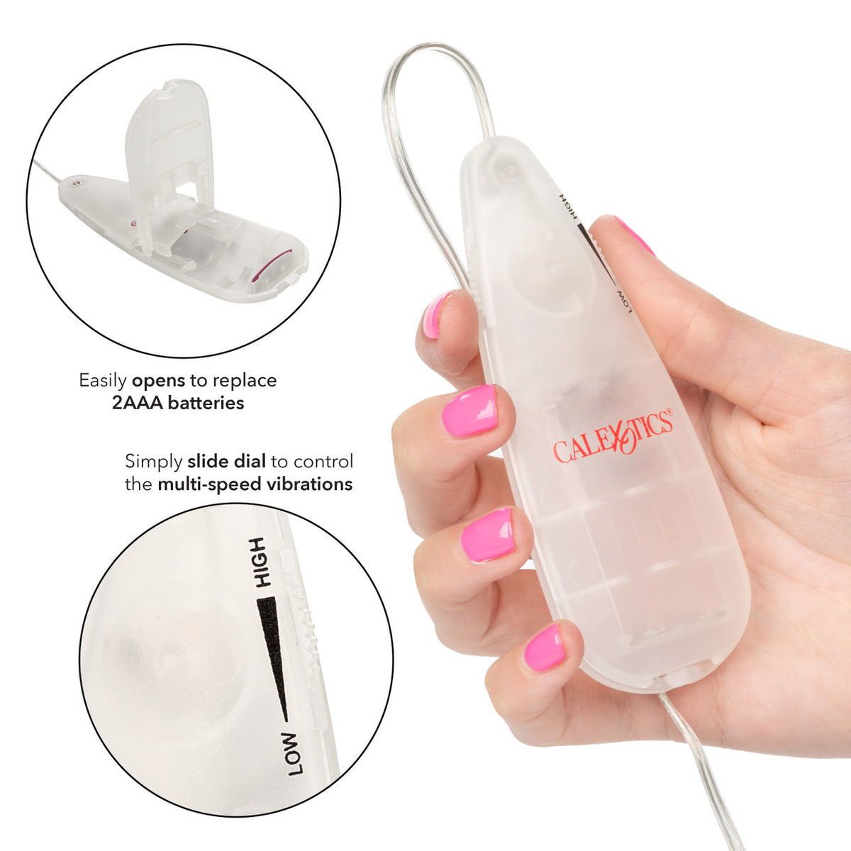 Slim Teardrop Bullet Clear Bulk