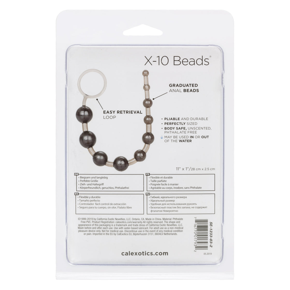 X-10 Beads Black