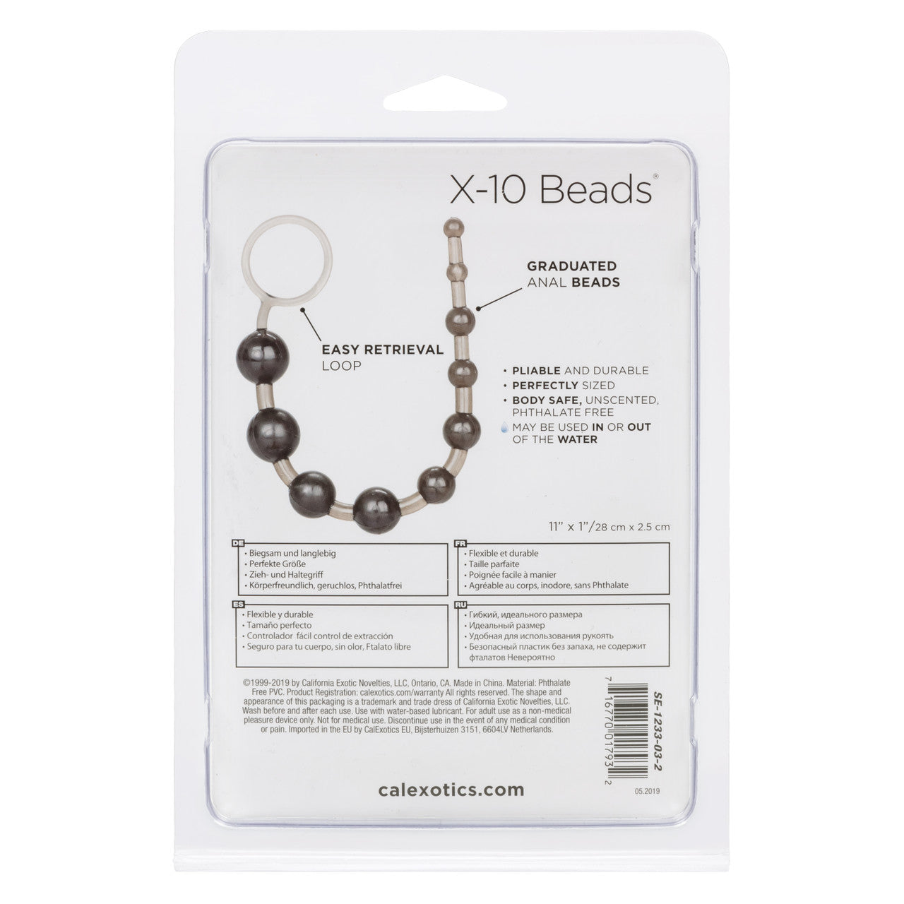 X-10 Beads Black