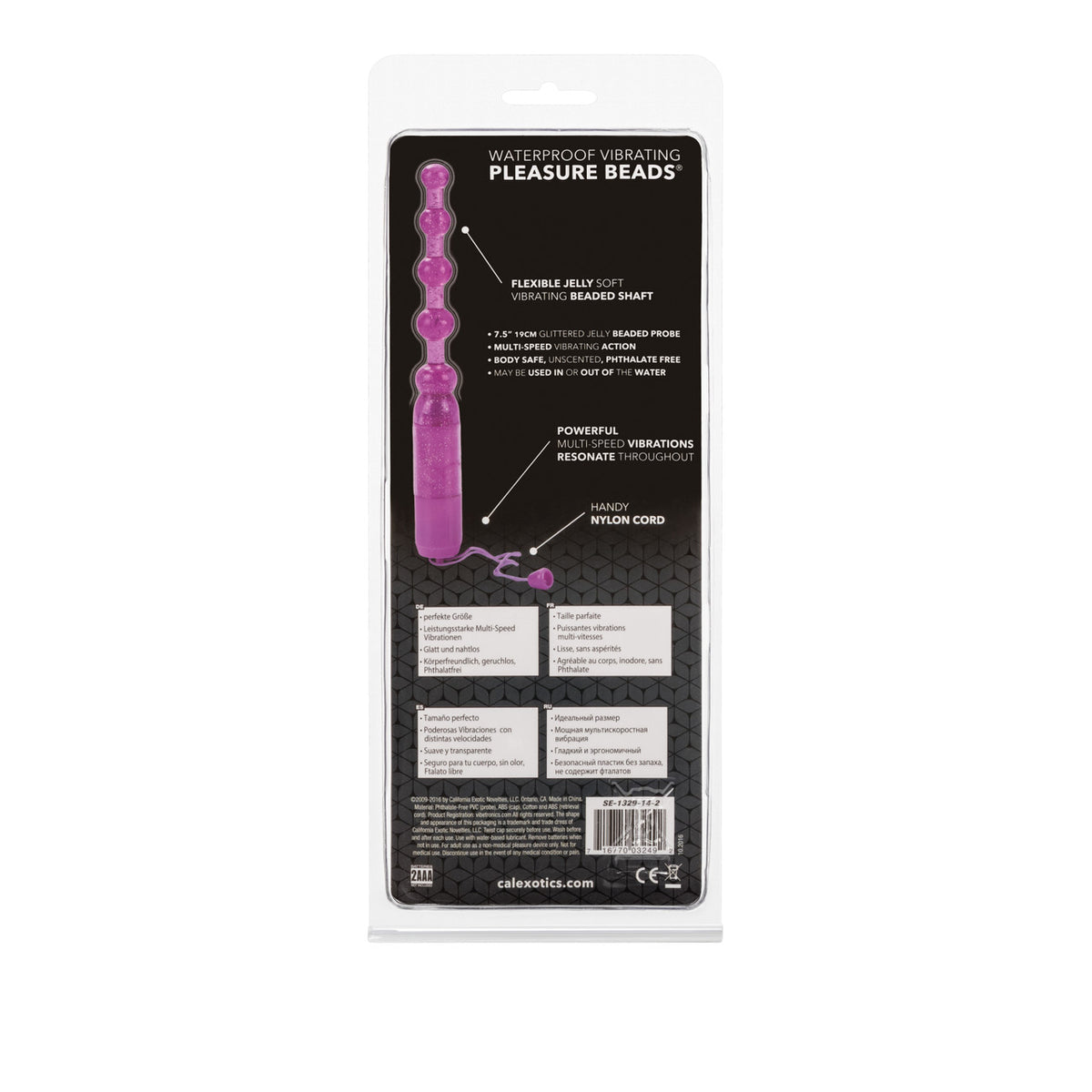 Vibrating Pleasure Beads Purple