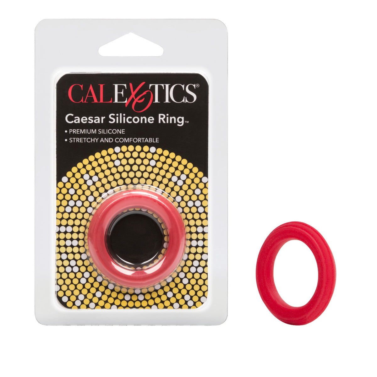 Adonis Caesar Silicone Ring - Red