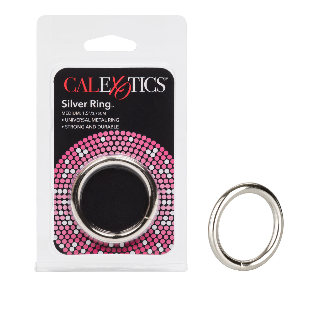 Silver Cock Ring - Medium