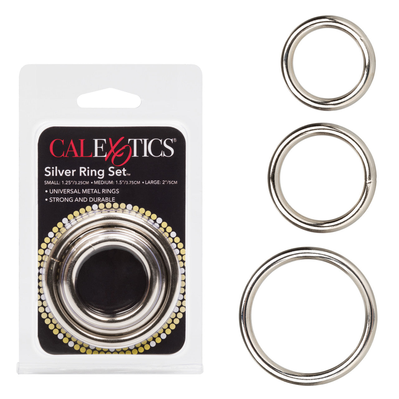 Silver O Ring 3 Piece Set