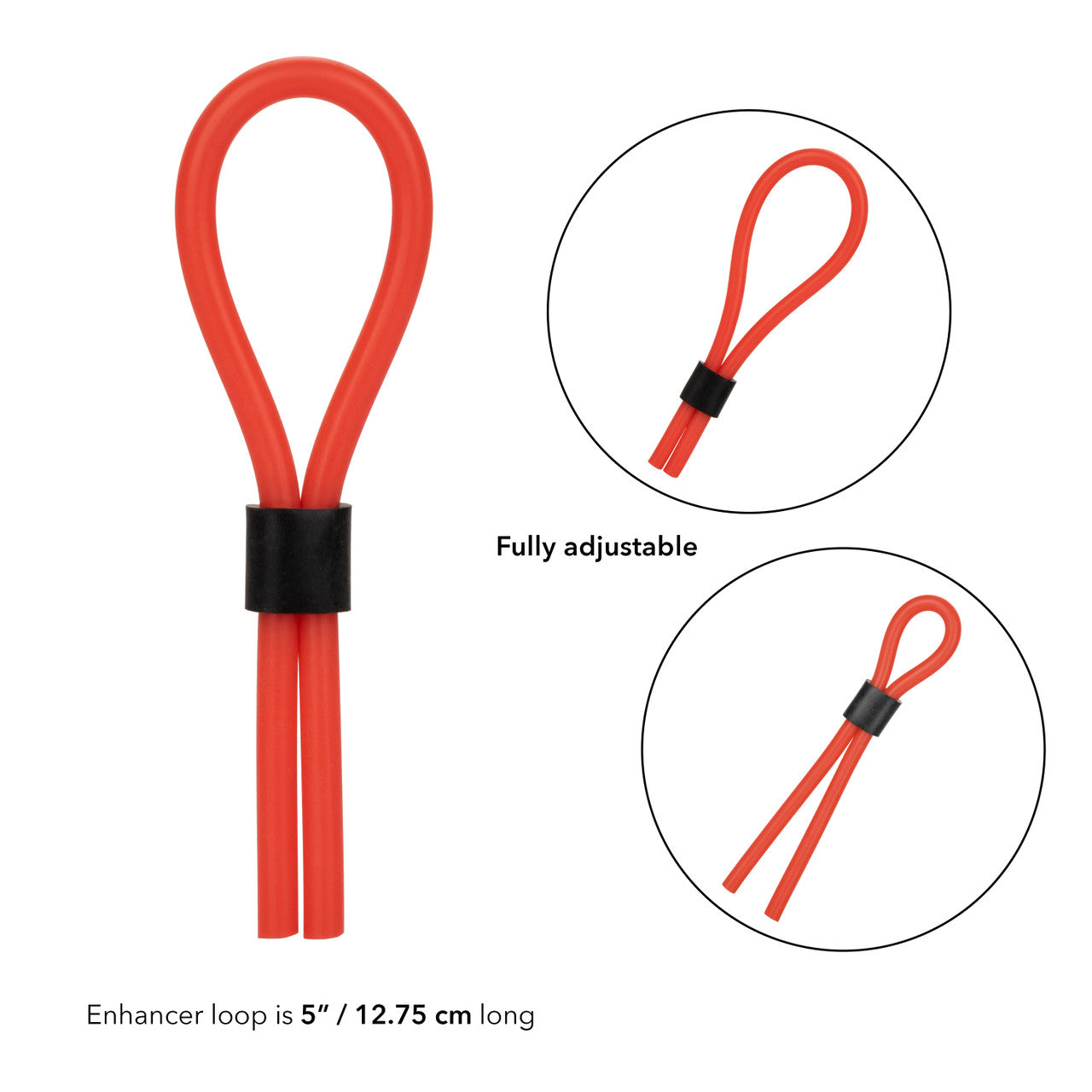 Silicone Stud Lasso - Red