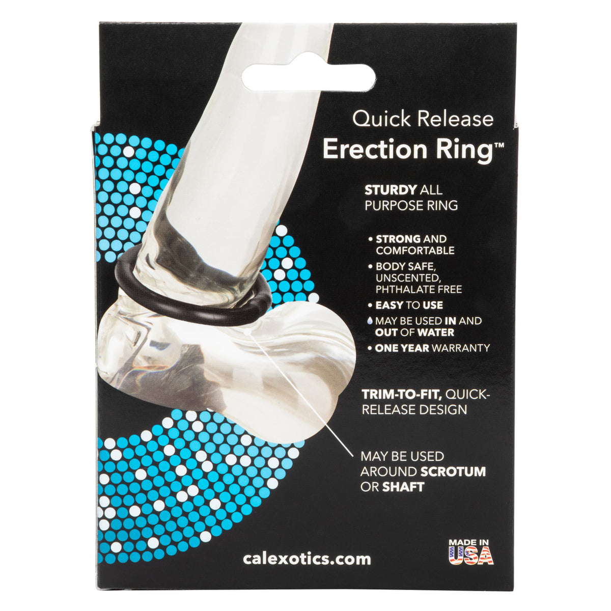 Quick release erection ring