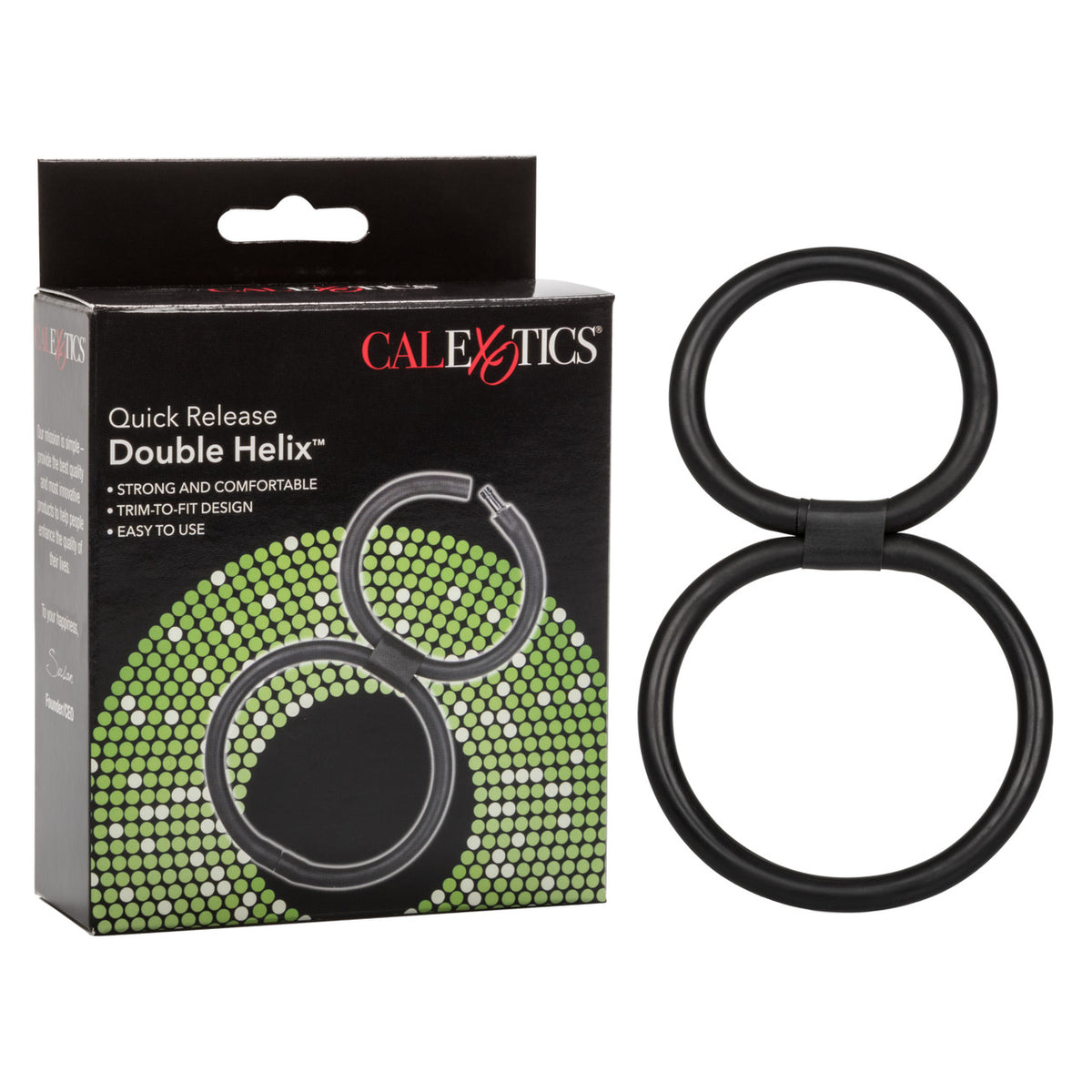 Shaft and Balls Double Helix Quick Release Erection Enhancer