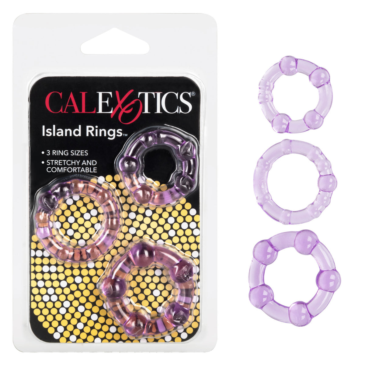 Silicone Island Rings-purple