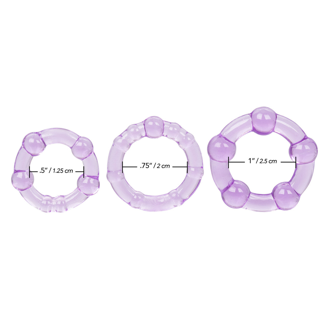 Silicone Island Rings-purple