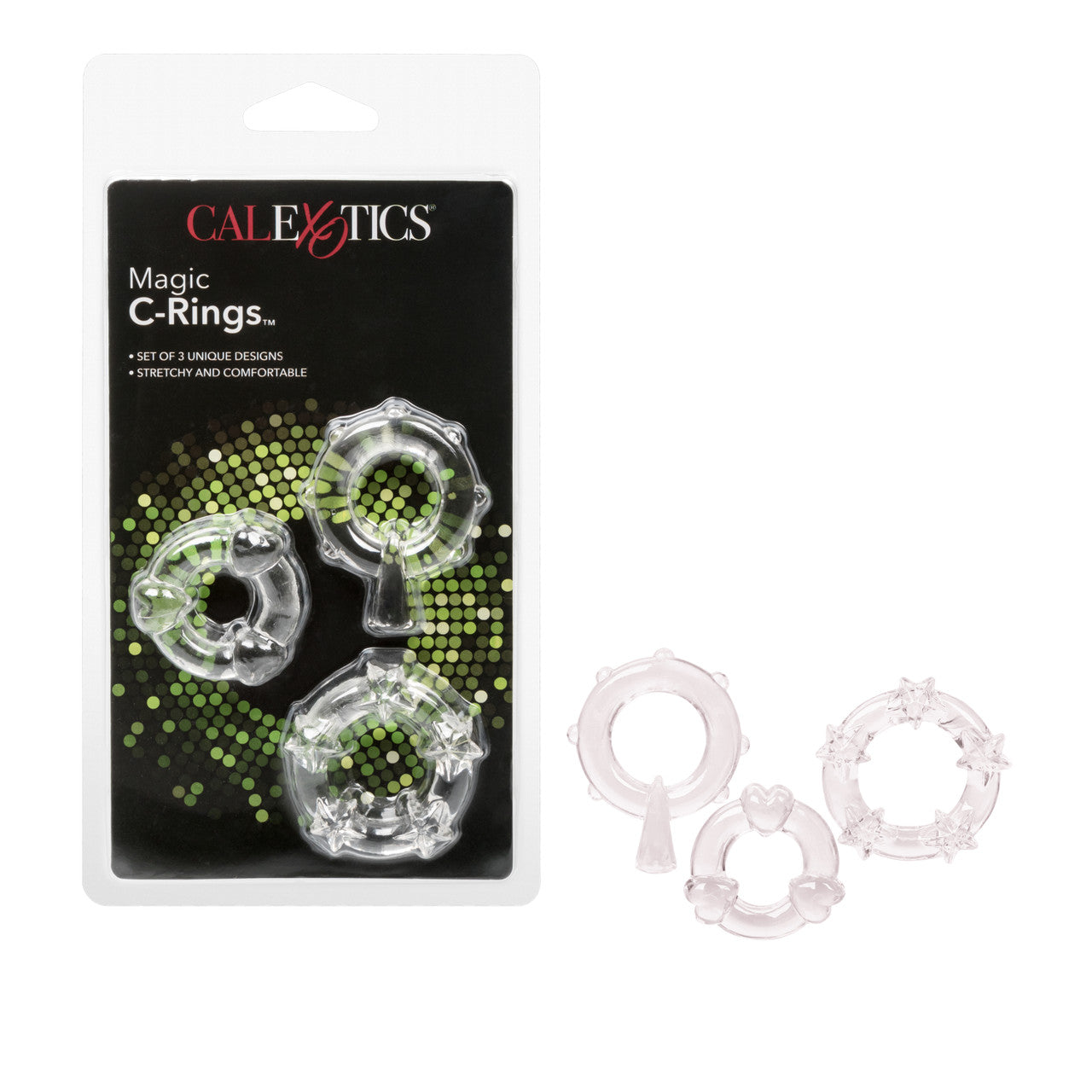 Magic C Rings Set Of 3 Clear