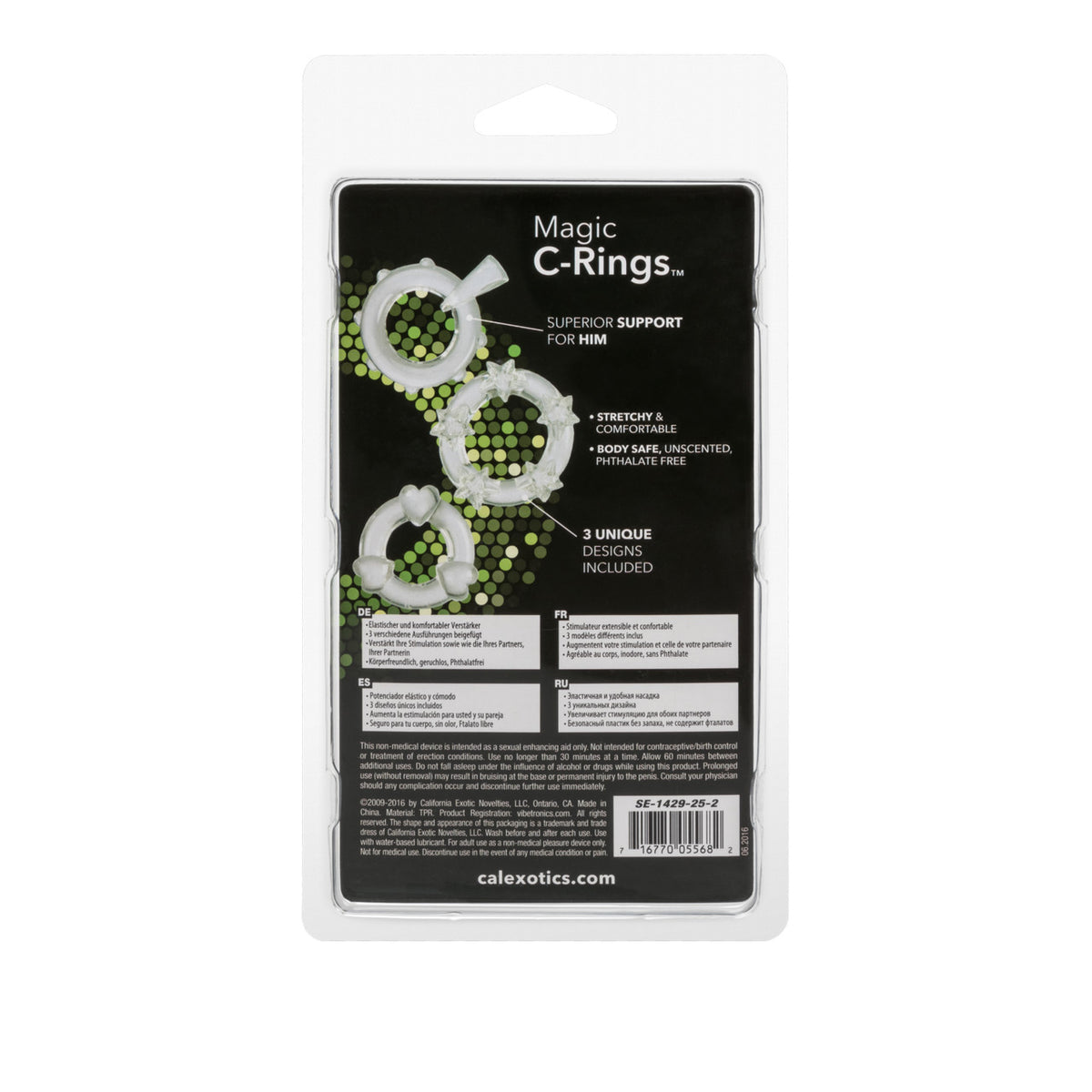 Magic C Rings Set Of 3 Clear