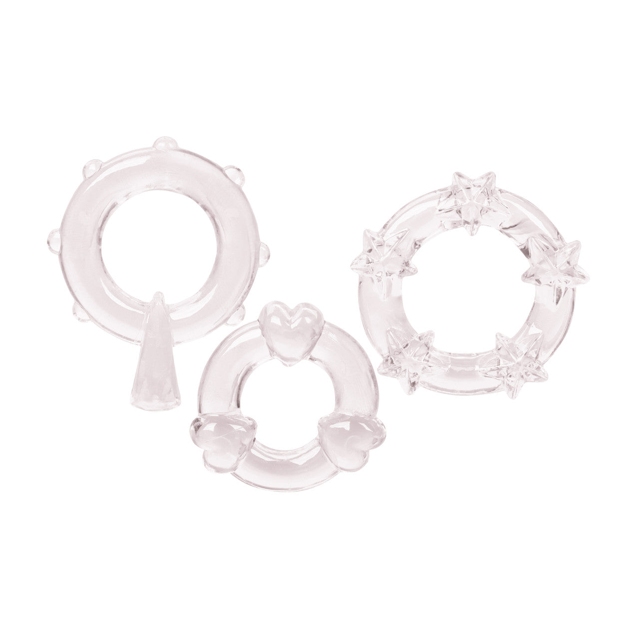 Magic C Rings Set Of 3 Clear