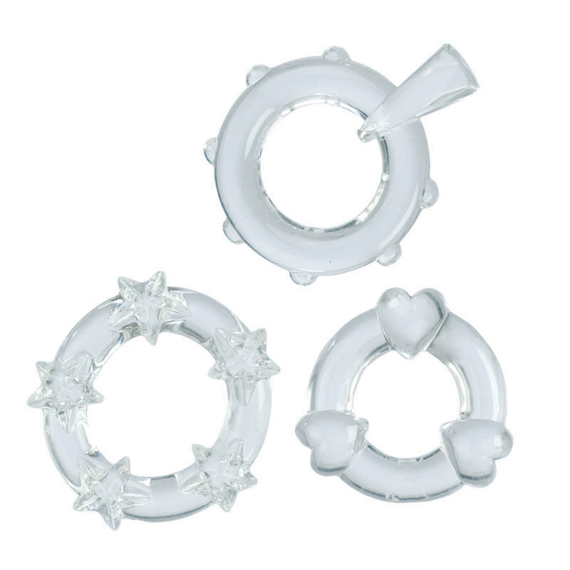 Magic C Rings Set Of 3 Clear