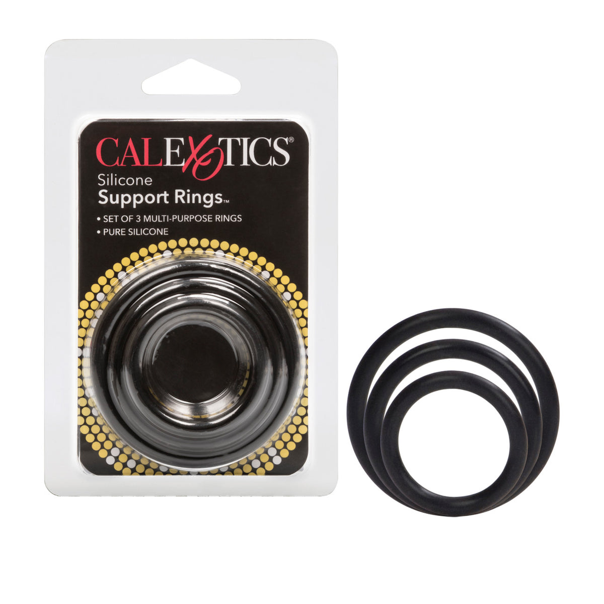 Silicone Support Rings - Black