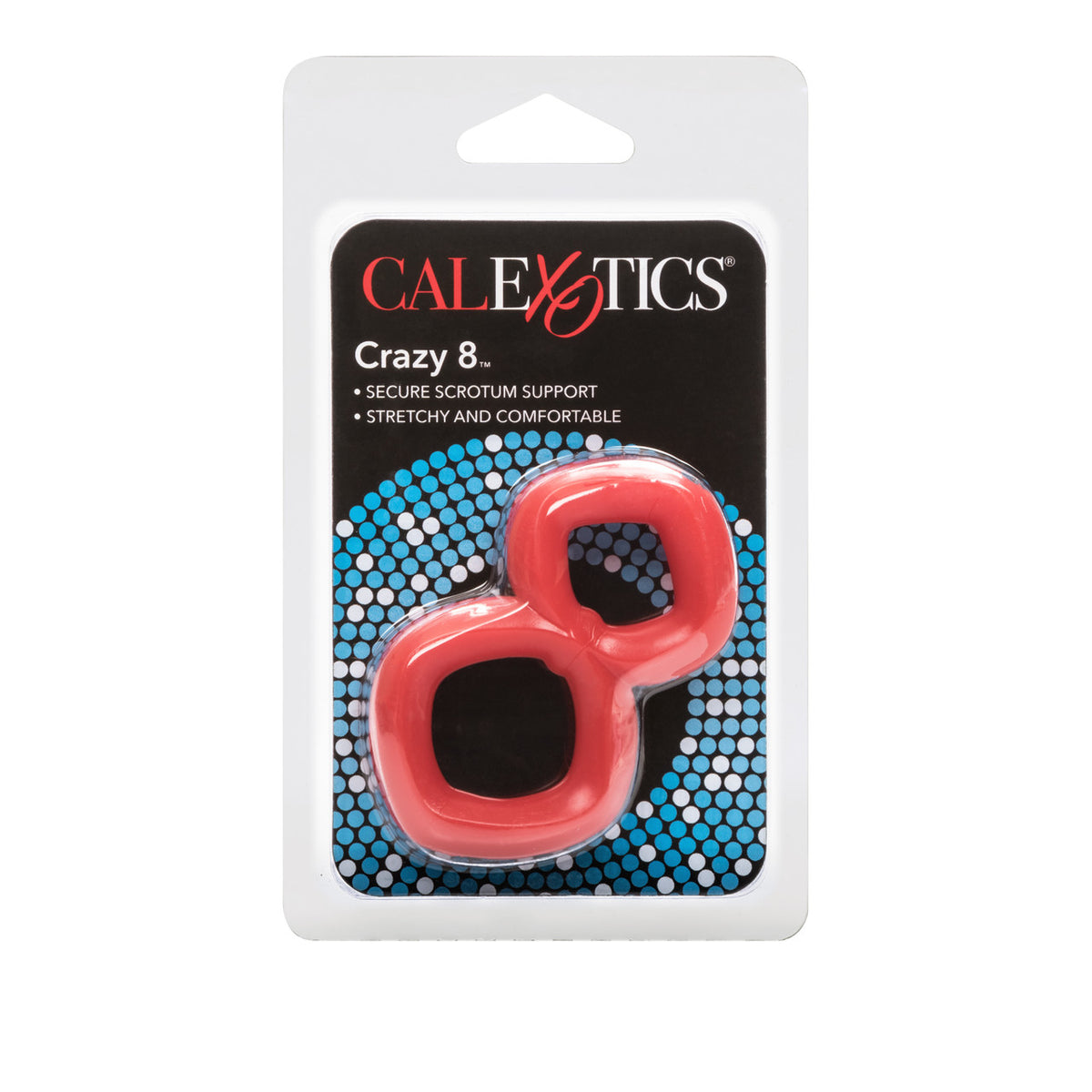 Crazy 8 Cock Ring Red