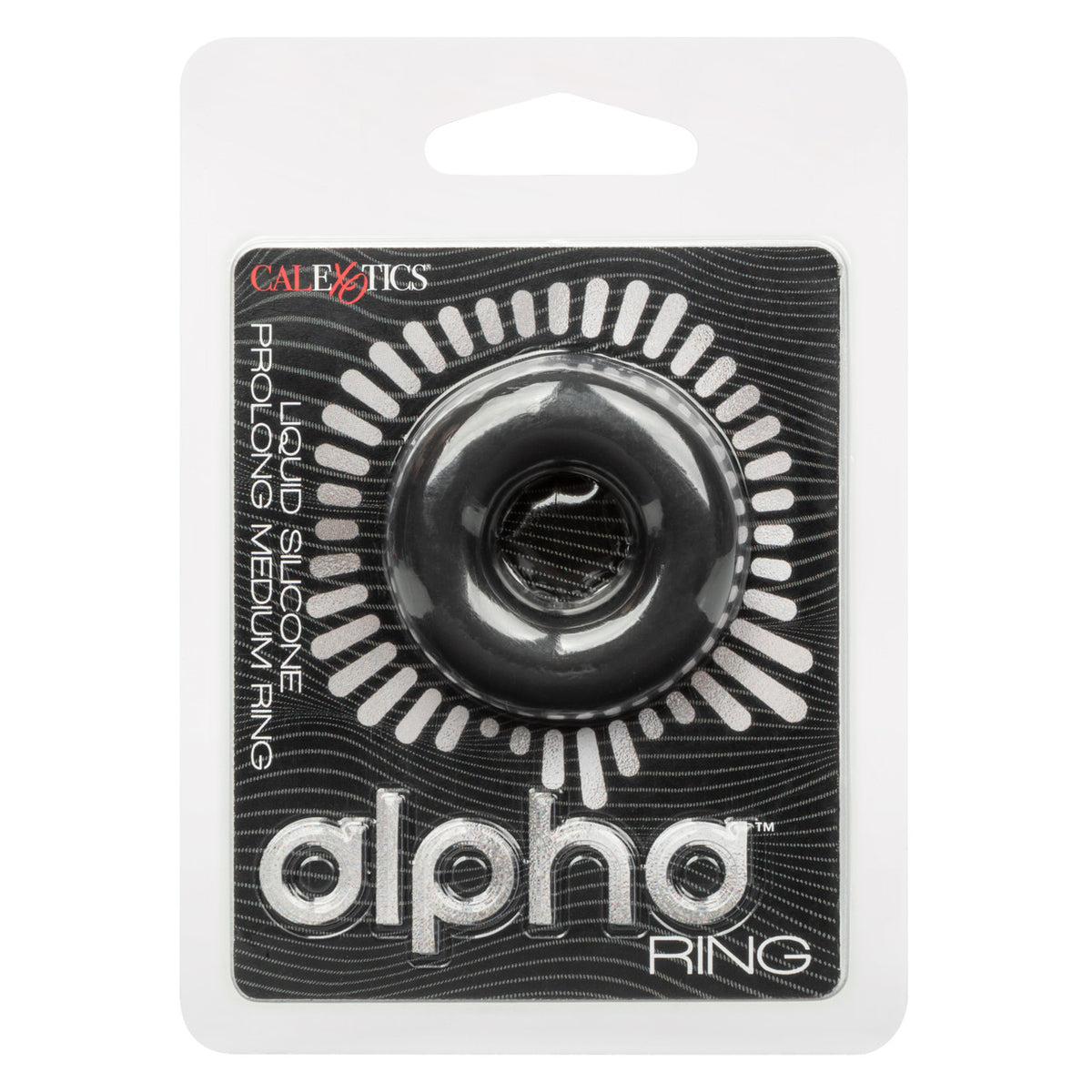 Alpha Prolong Medium Ring Black
