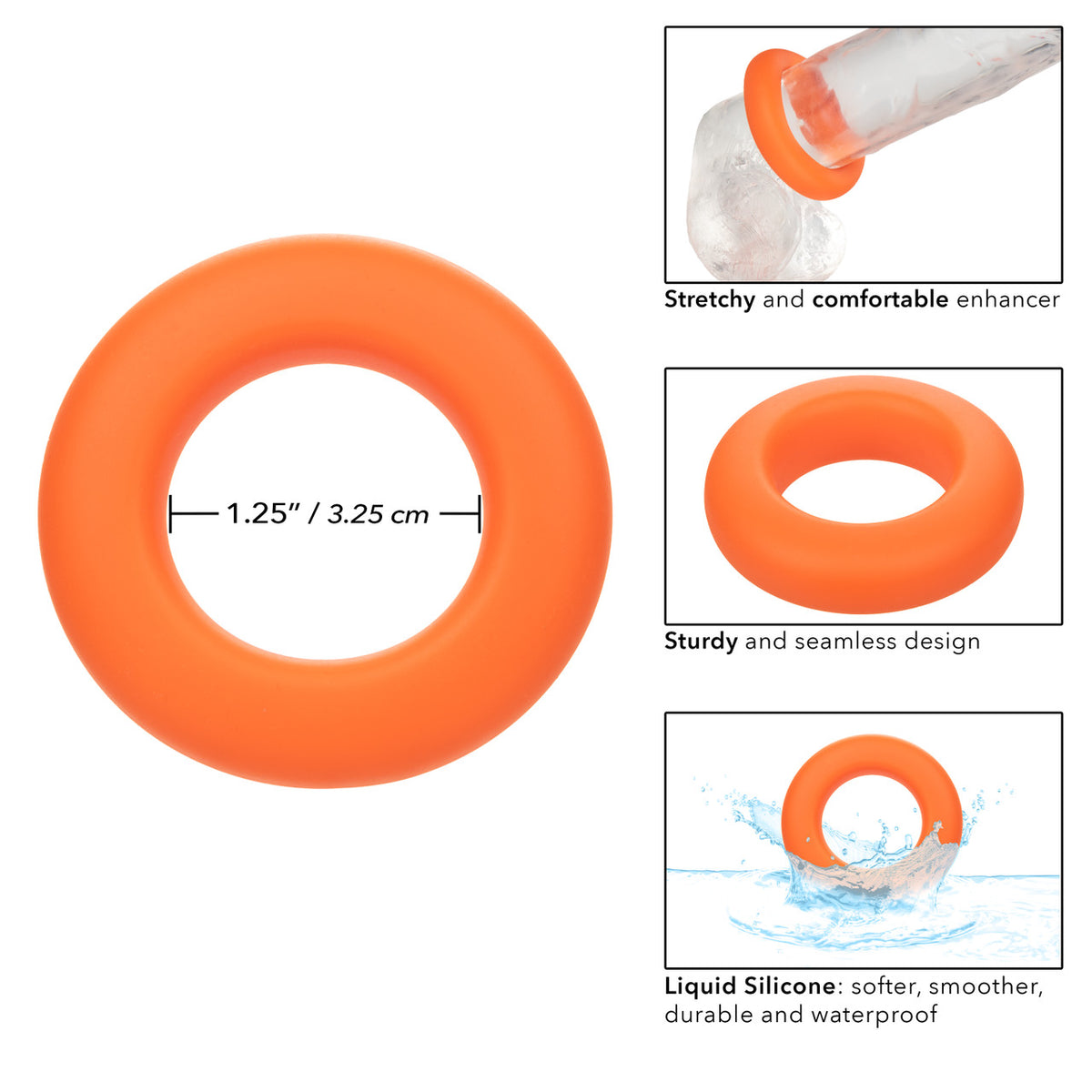 Alpha Prolong Large Ring Orange