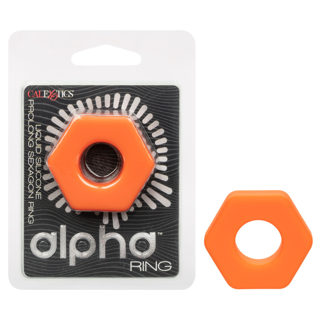 Alpha Prolong Sexagon Ring Orange