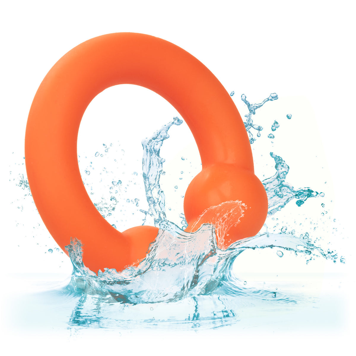 Alpha Liquid Silicone Dual Ball Ring Orn