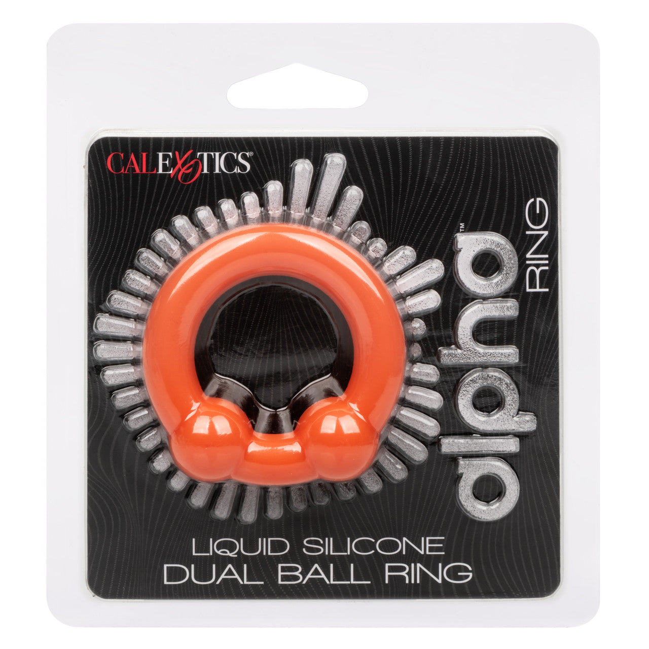 Alpha Liquid Silicone Dual Ball Ring Orn