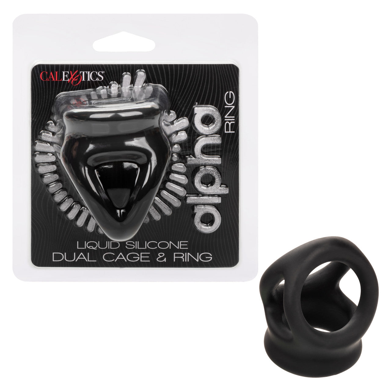 Alpha Liquid Silicone Dual Cage Ring