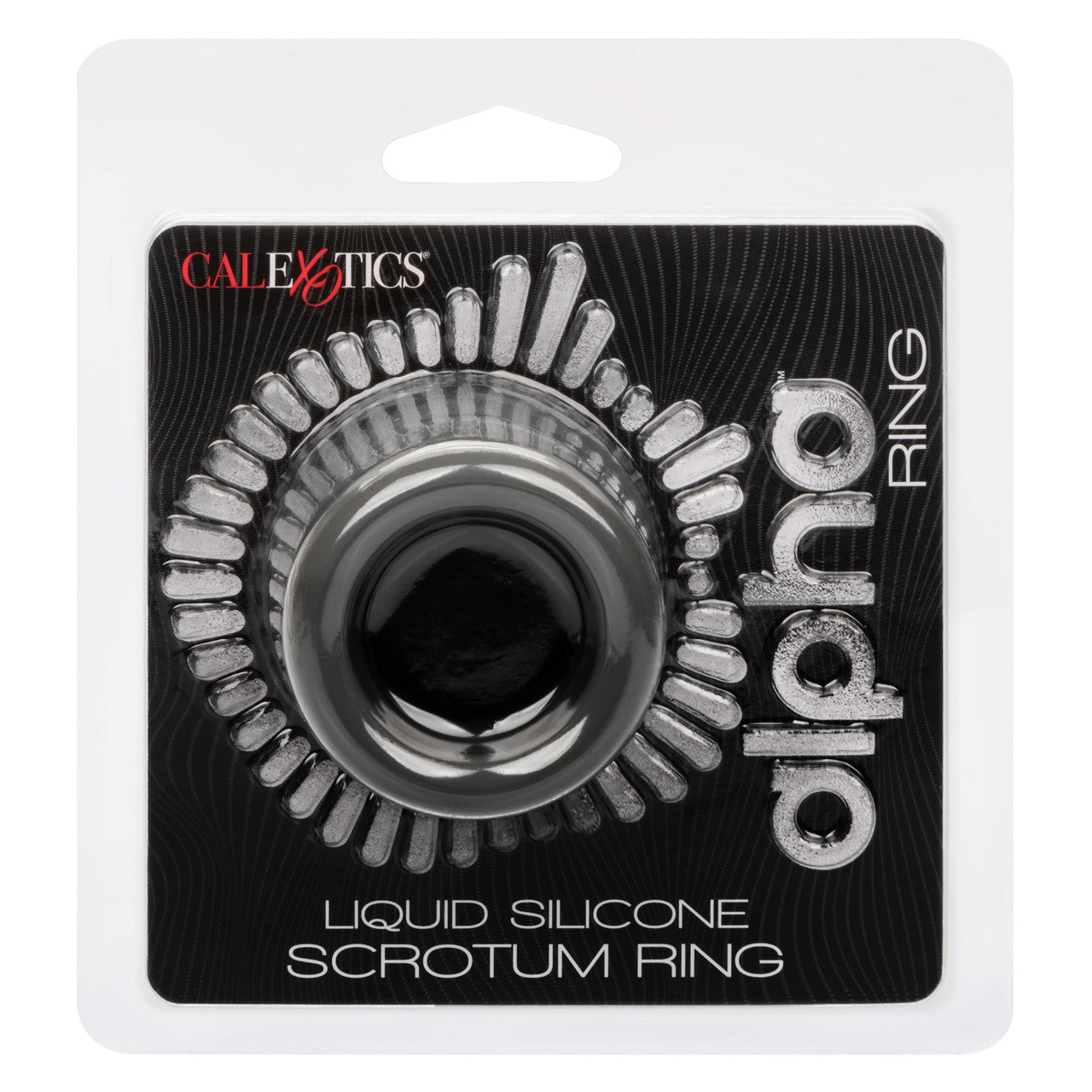Alpha Liquid Silicone Scrotum Ring Gray
