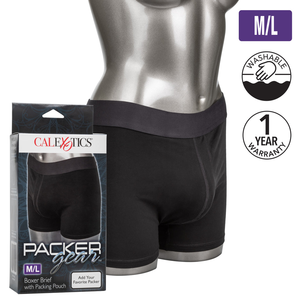 Packer Gear Boxer Brief W/pouch M/l