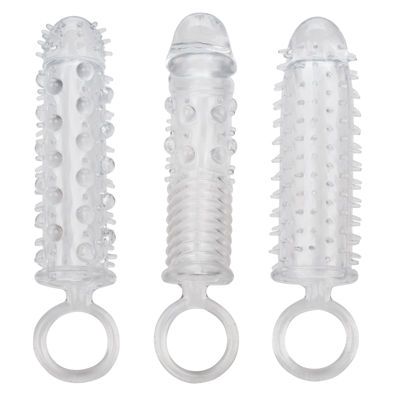 Textured Extension Set 3pc Clear
