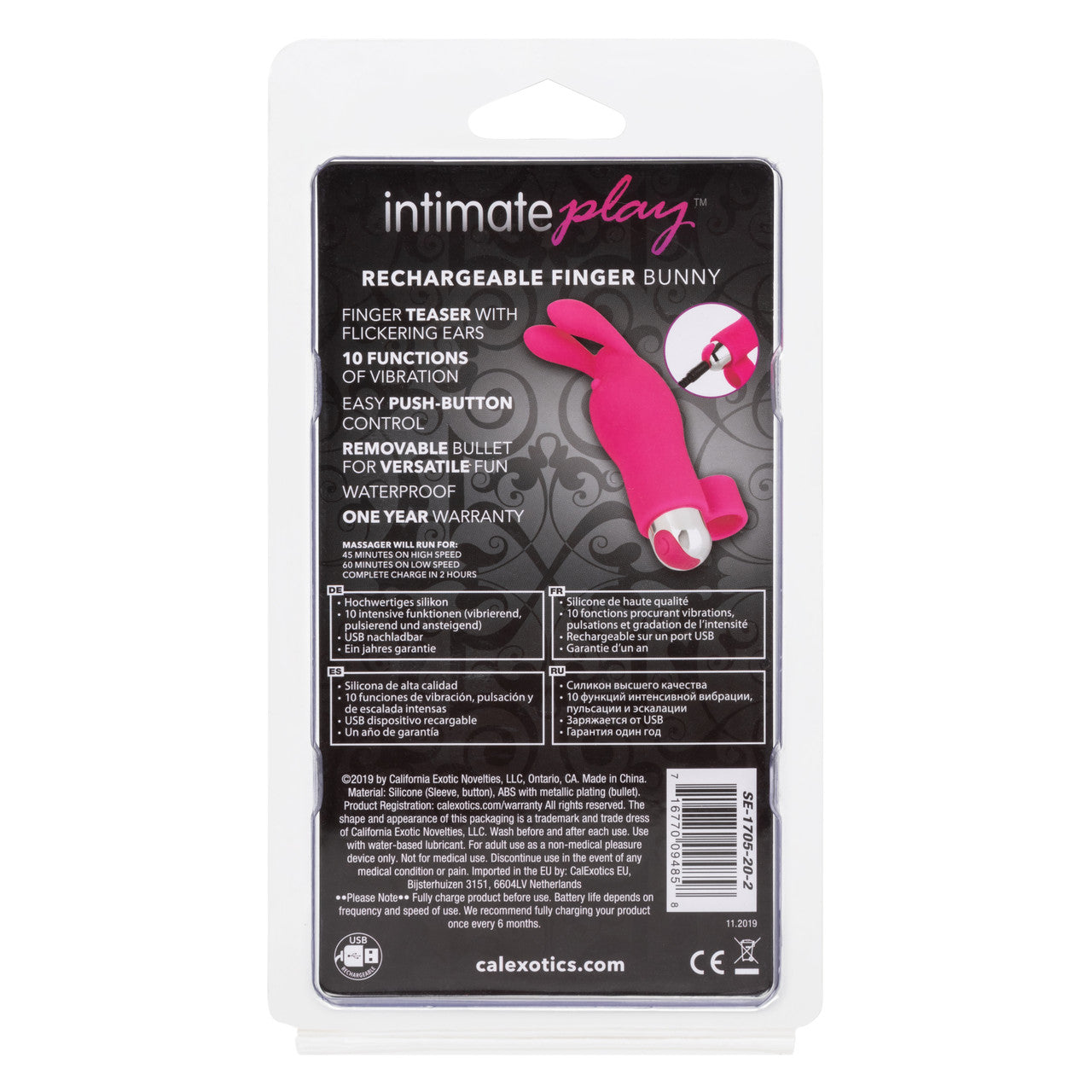 Intimate Play Recharge Finger Bunny