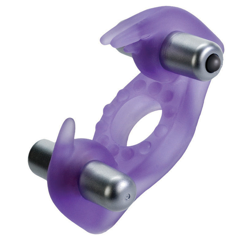 Wireless Rockin Rabbit Vibrating Ring Purple