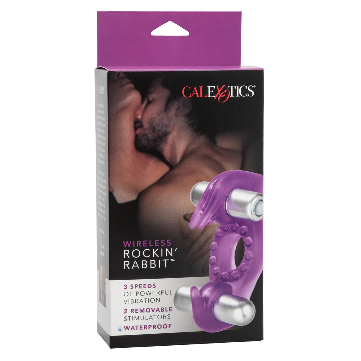Wireless Rockin Rabbit Vibrating Ring Purple
