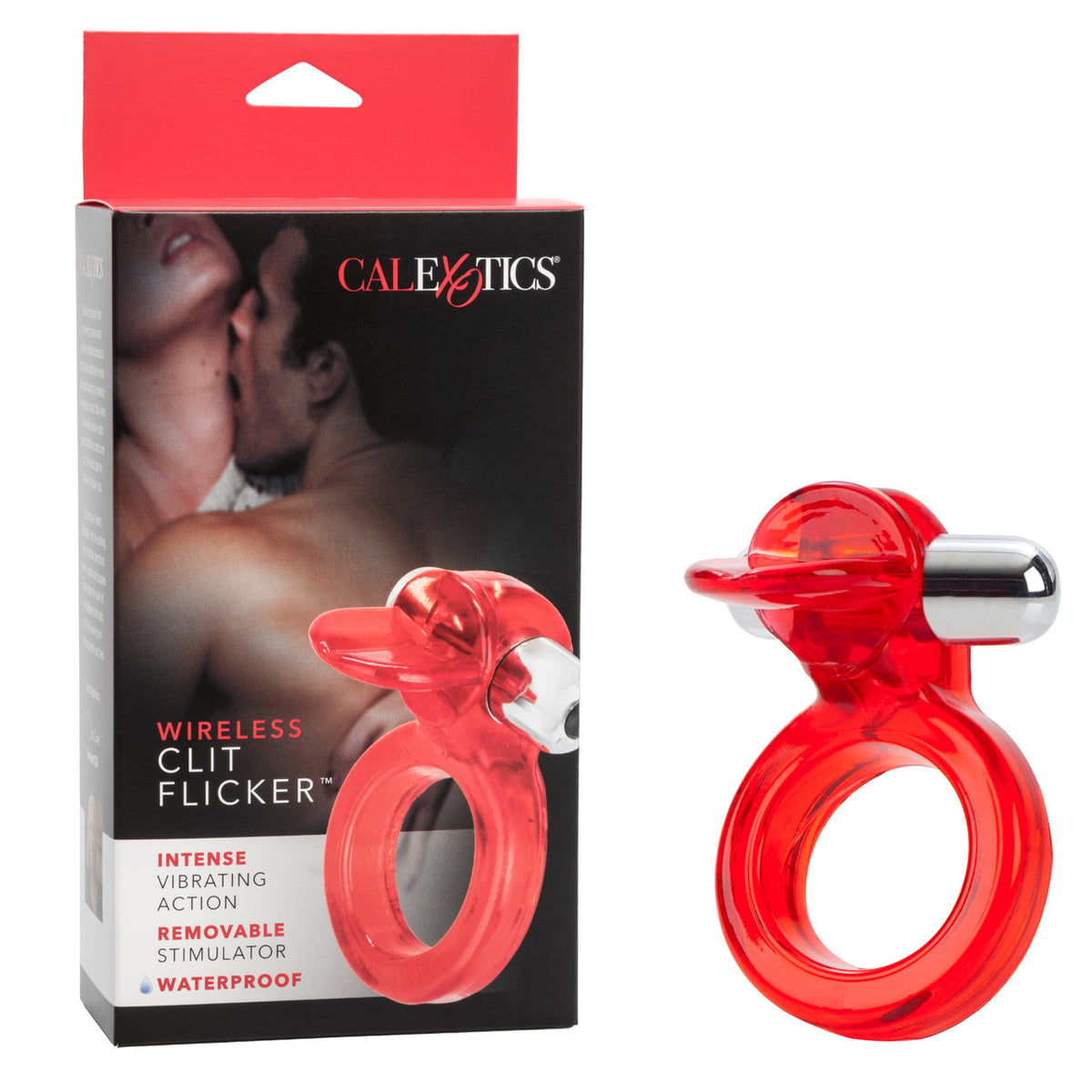 Clit Flicker With Wireless Stimulator - Red